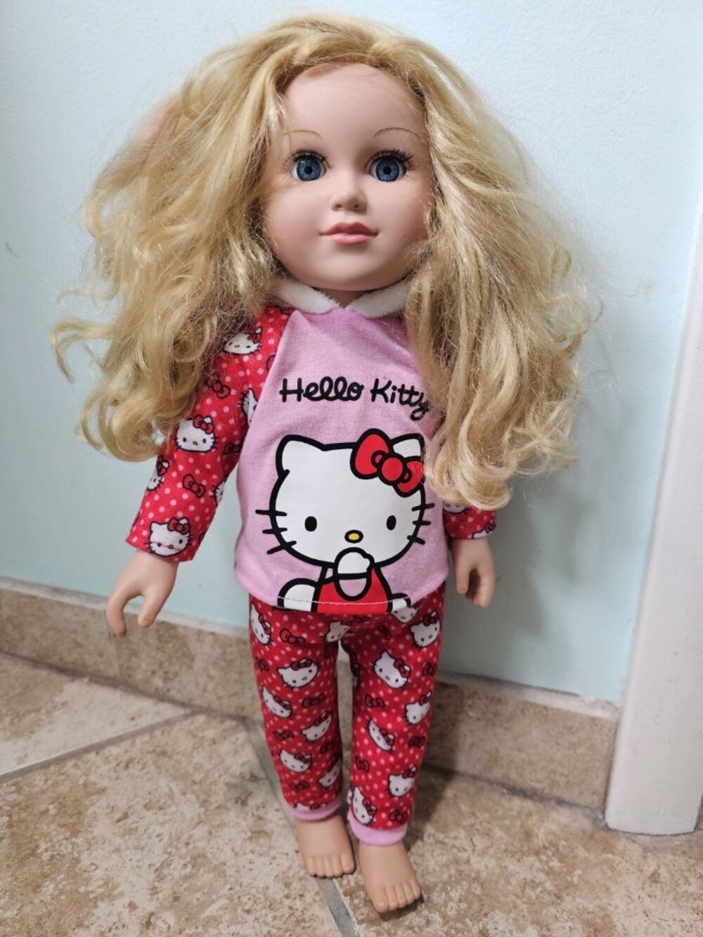 My Life As Hello Kitty Blonde Hair 18" Toddler Fashion Doll Rare - Picture 2 of 5